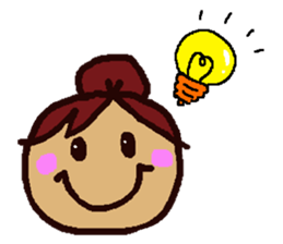 Big Font Girl (English Ver.) sticker #10620037