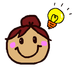 Big Font Girl (English Ver.) sticker #10620037