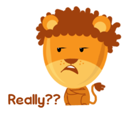 Super Cute Donguri Lion sticker #10620625