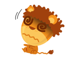 Super Cute Donguri Lion sticker #10620633