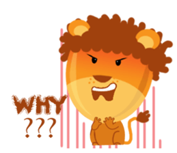 Super Cute Donguri Lion sticker #10620646
