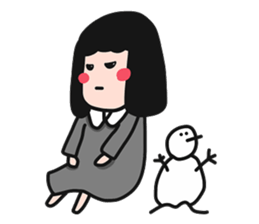 QQQ girl 2 sticker #10620719