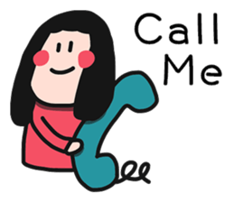 QQQ girl 2 sticker #10620724