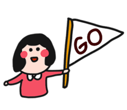 QQQ girl 2 sticker #10620726