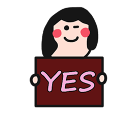 QQQ girl 2 sticker #10620729