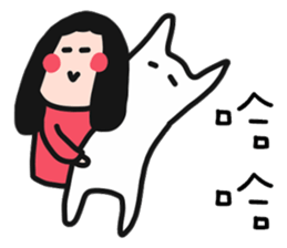 QQQ girl 2 sticker #10620733