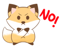 The forest fox "Coco" sticker #10621817