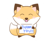 The forest fox "Coco" sticker #10621821