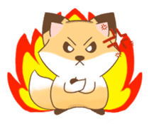 The forest fox "Coco" sticker #10621824