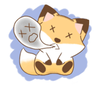 The forest fox "Coco" sticker #10621825