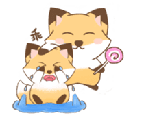 The forest fox "Coco" sticker #10621827