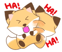 The forest fox "Coco" sticker #10621830