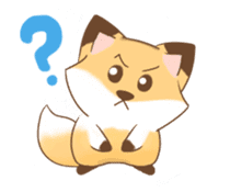The forest fox "Coco" sticker #10621837