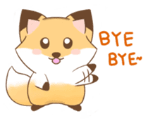 The forest fox "Coco" sticker #10621841