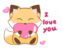 The forest fox "Coco" sticker #10621845