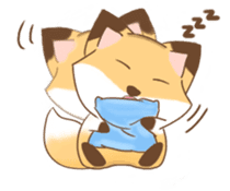 The forest fox "Coco" sticker #10621852