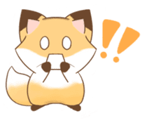 The forest fox "Coco" sticker #10621855