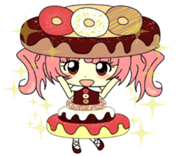 Glitter Cute Girls 3 -Sweets- sticker #10622399