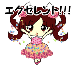 Glitter Cute Girls 3 -Sweets- sticker #10622410