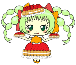 Glitter Cute Girls 3 -Sweets- sticker #10622413