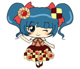 Glitter Cute Girls 3 -Sweets- sticker #10622419