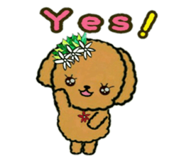 Tahitian-Dogs Tiare sticker #10623172