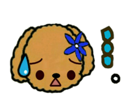 Tahitian-Dogs Tiare sticker #10623180