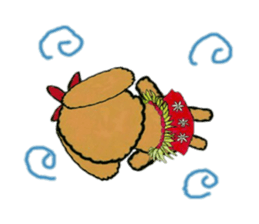 Tahitian-Dogs Tiare sticker #10623181