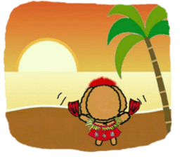 Tahitian-Dogs Tiare sticker #10623205