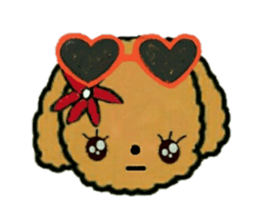 Tahitian-Dogs Tiare sticker #10623207