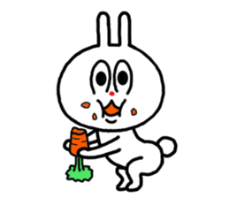 The rabbit which is sometimes broken sticker #10623864