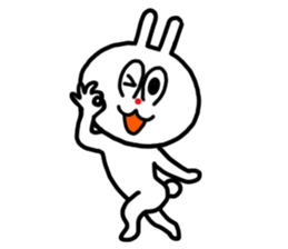 The rabbit which is sometimes broken sticker #10623866