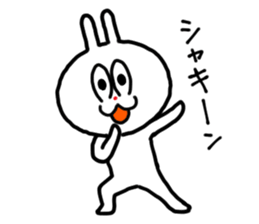 The rabbit which is sometimes broken sticker #10623868