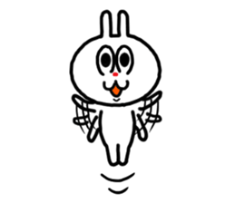 The rabbit which is sometimes broken sticker #10623870