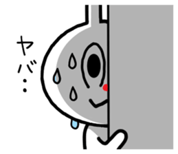 The rabbit which is sometimes broken sticker #10623878