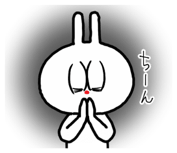 The rabbit which is sometimes broken sticker #10623897