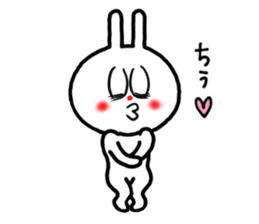 The rabbit which is sometimes broken sticker #10623903