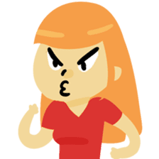 Angry couple sticker #10624152