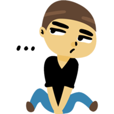 Angry couple sticker #10624163