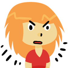 Angry couple sticker #10624169