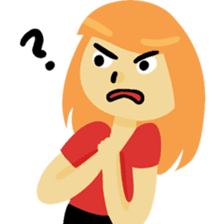 Angry couple sticker #10624173