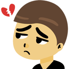 Angry couple sticker #10624181