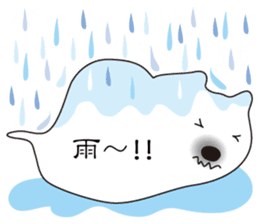 Balloon polar bear sticker #10624286