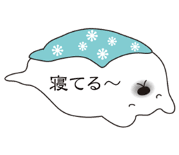 Balloon polar bear sticker #10624318