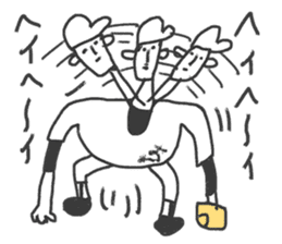 Go for it! Baseball boy sticker #10624447