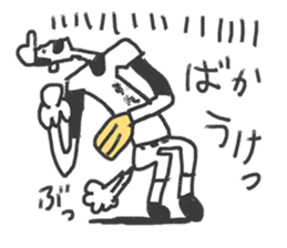 Go for it! Baseball boy sticker #10624462