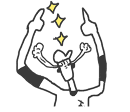 Go for it! Baseball boy sticker #10624471