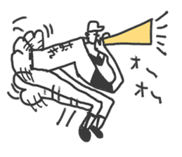 Go for it! Baseball boy sticker #10624473