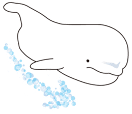 Balloon Beluga sticker #10624605