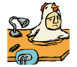 I'm not Chicken Little! sticker #10624767